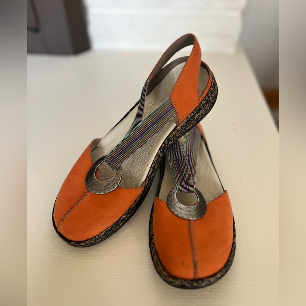 Rieker Womens Round Toe Coral Slingback Sandals Size US 7.5 EUR 38 - Picture 4 of 11